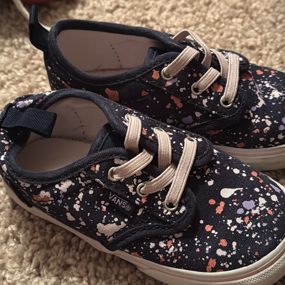 Vans Kids Splatter Canvas Sneakers